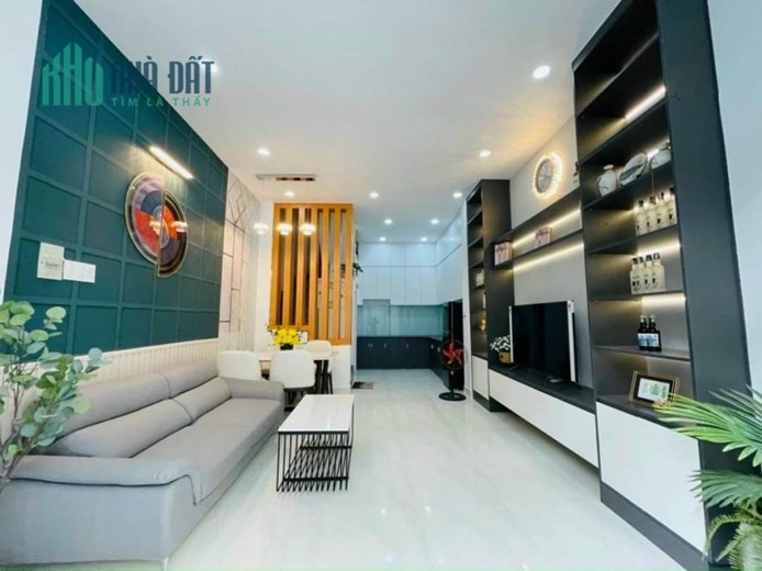 NHÀ ĐẸP LUNG LINH P16 GV - TẶNG FULL NỘI THẤT 5Pn - 4 TẦNG (SÂN THƯợNG) - THÍCH HỢP ĐẠI GIA ĐÌNH -