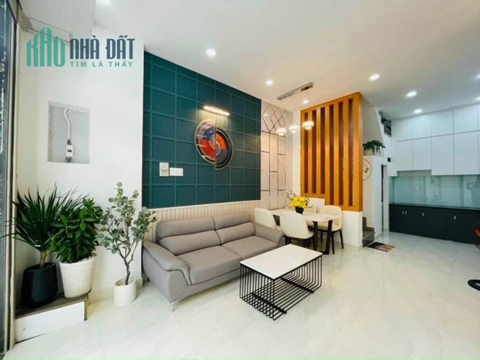 NHÀ ĐẸP LUNG LINH P16 GV - TẶNG FULL NỘI THẤT 5Pn - 4 TẦNG (SÂN THƯợNG) - THÍCH HỢP ĐẠI GIA ĐÌNH -