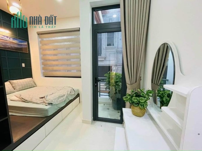NHÀ ĐẸP LUNG LINH P16 GV - TẶNG FULL NỘI THẤT 5Pn - 4 TẦNG (SÂN THƯợNG) - THÍCH HỢP ĐẠI GIA ĐÌNH -