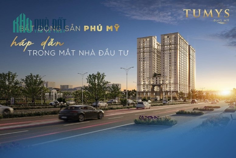 Chính thức cho ra mắt dòng căn hộ Ngay trung tâm thị xã Phú Mỹ - mặt tiền QL51 giá chỉ 29tr/m2 nhận
