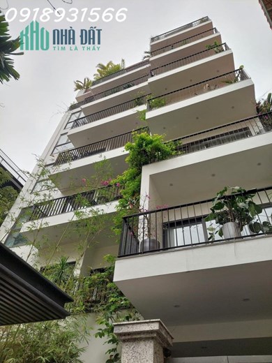 Bán Toà nhà VIP nhất Tây Hồ 285m X 8 tầng -MT 15m - 9X tỷ