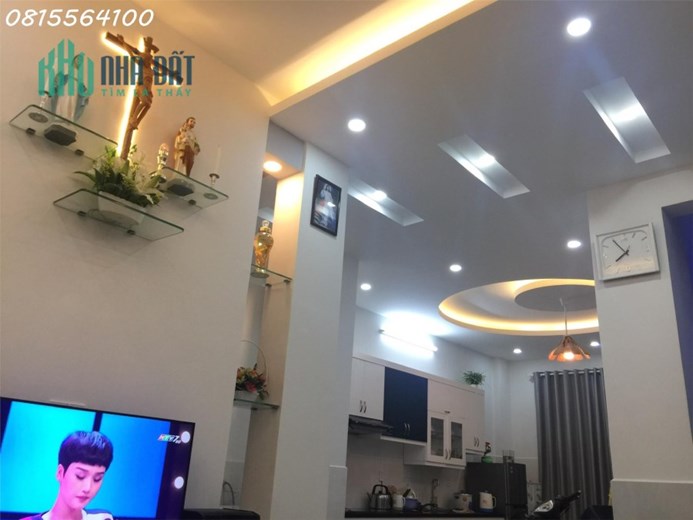 Bán nhà 1 trệt 2 lầu hẻm 226 Nguyễn Thái Sơn gần công viên Gia Định, DT đất 56m2 trệt 2 lầu giá 5.9