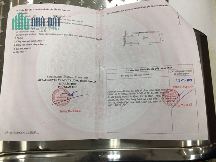 CHÍNH CHỦ BÁN NHÀ Ở + DÃY TRỌ RỘNG ĐẸP TẠI ĐỨC HÒA - GIÁ RẺ CHO KHÁCH THIỆN CHÍ