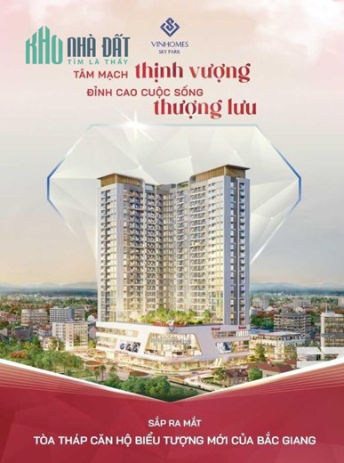 Nhận booking Vinhomes Sky Park Bắc Giang chuẩn bị ra mắt, quỹ căn ngoại giao vip nhất dự án