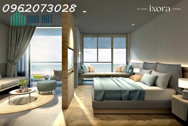 Căn hộ biển Ixora Hồ Tràm bàn giao FULL nội thất cao cấp