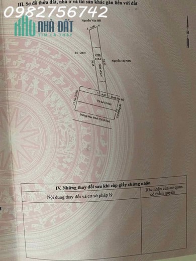 Bán đất mặt tiền đường Mạc Đỉnh Chi, gần UBND phường Tân An