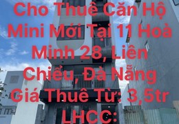 CHO THUÊ CĂN HỘ MỚI CHÍNH CHỦ TẠI 11 HÒA MINH 28, LIÊN CHIỂU, ĐÀ NẴNG