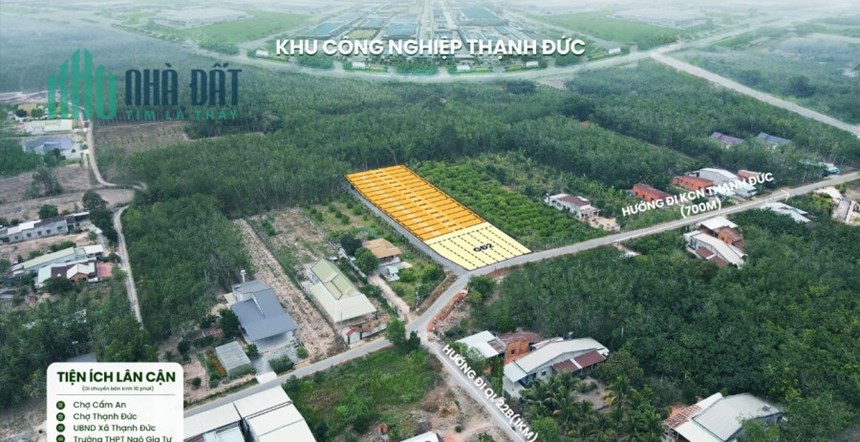 840 triệu/nền full thổ cư, cạnh KCN Thạnh Đức