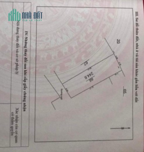 Chính chủ cần bán nhanh 3 lô đất thuộc trung tâm Thị trấn Thắng.