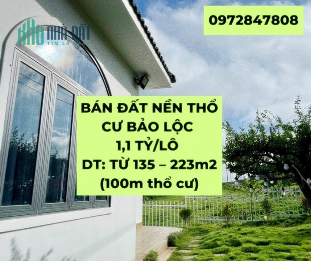 Bán Đất XDPQ 54m2 mặt tiền đường Đa Phú, Phường 7,  Đà Lạt