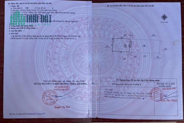 Sở Hữu Ngay Lô Đất Đẹp Vị Trí Đắc Địa Tại Xã Hoà Ninh, Di Linh, Lâm Đồng