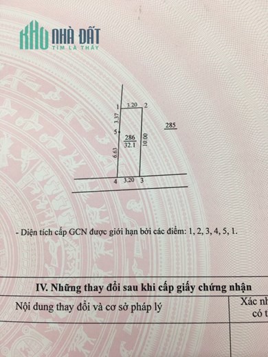 Bán đất Tây Mỗ DT 32m gần Vinhomes, cách 3 nhà ra đường ô tô