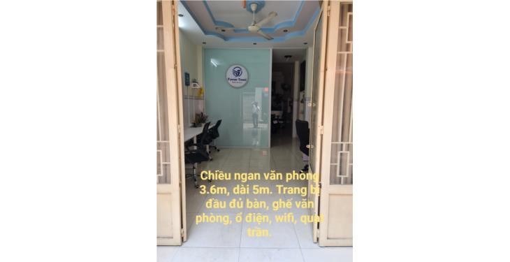 Cho thuê văn phòng tầng trệt mặt đường xe tải 20/38 Cô Bắc, P.1, Phú Nhuận, 7tr/th; 0855555100
