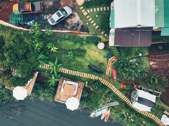 Bán rất Gấp 1.063m2 đất vườn ven hồ tuyệt đẹp gần trung tâm Kiến Đức Đắk Nông giá rẻ
