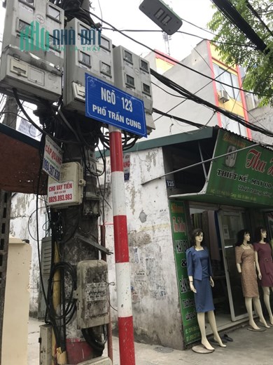 Chính chủ cần bán đất mặt tiền 5.3m  ở số 8 , ngõ 123 , Đường Trần Cung ,Phường Dịch Vọng , Cầu