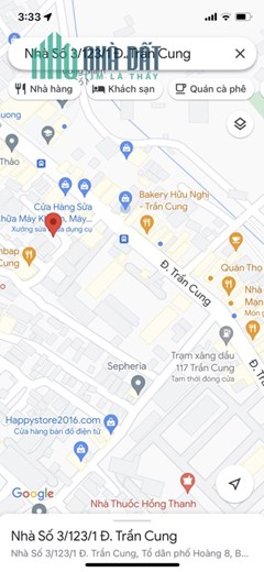 Chính chủ cần bán đất mặt tiền 5.3m  ở số 8 , ngõ 123 , Đường Trần Cung ,Phường Dịch Vọng , Cầu