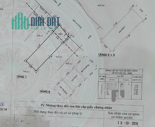 Hẻm Xe Hơi 8m 4.3x14.5M 4 tầng Chỉ 5.3 Tỷ Lê Văn Thọ- Phạm Văn Chiêu Gò Vấp
