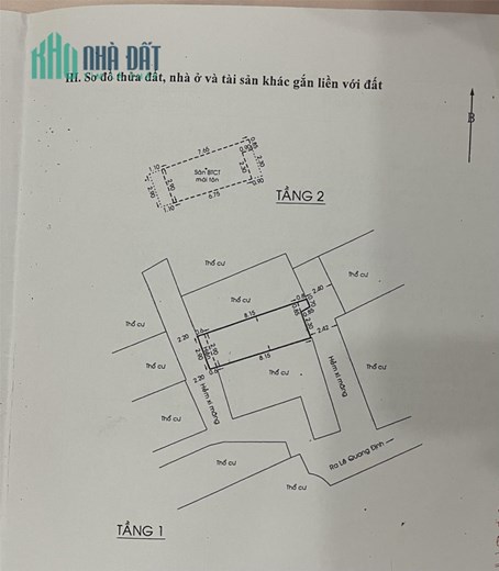 Chính chủ bán Nhà 2 MẶT HẺM - KHÔNG BỊ LỘ GIỚI - KHÔNG DÍNH QUY HOẠCH