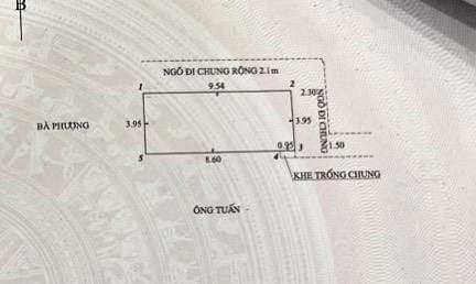 Bán nhà ngay sau mặt đường Nguyễn Công Trứ, 40m 3 tầng lô góc, GIÁ 2.4 tỉ