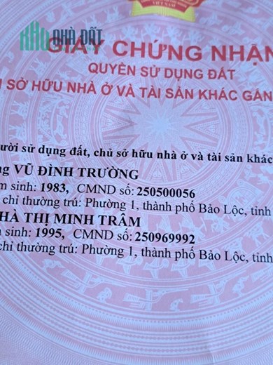 Sở Hữu Ngay Lô Đất Đẹp Vị Trí Đắc Địa Tại Phường2 , TP Bảo Lộc, Lâm Đồng