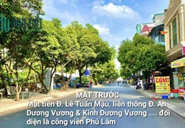 LÊ TUẤN MẬU, Q.6 - 6 TẦNG, 2 MẶT TIỀN TRƯỚC & SAU - ĐỐI DIỆN CÔNG VIÊN - THÍCH HỢP KD ĐA NGÀNH