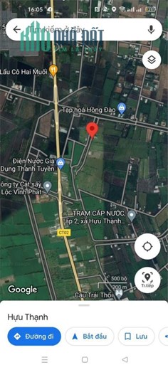 Lô đất QUÁ RẺ cho anh chị em xây nhà vườn 10x100 m2, xã Hựu Thạnh, huyện Đức Hòa