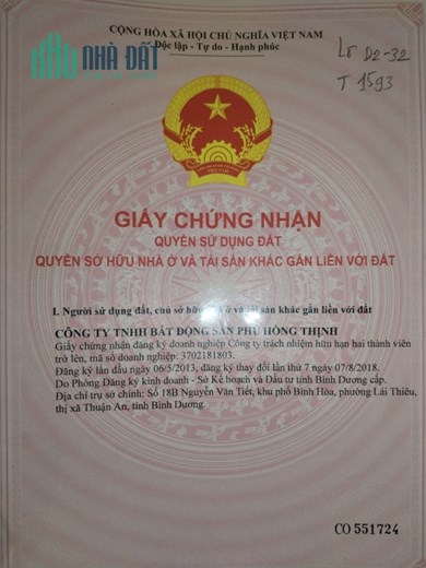 Bán đất full thổ cư tại Lộc Phát Residence kế bên chợ Thuận An Bình Dương