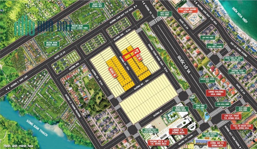 Đất ở Khu đô thị mới tại trung tâm kinh tế Phú Yên giá 1 tỷ 630
