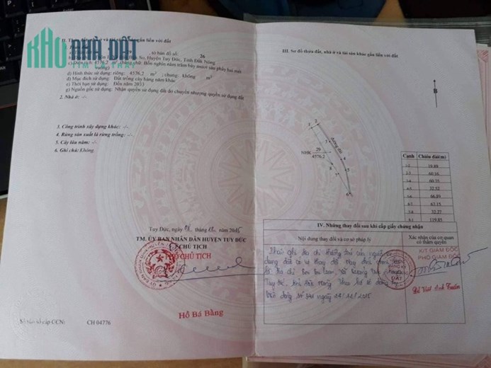 BÁN LÔ ĐẤT RỘNG ĐẸP CÓ 1-0-2 XÃ ĐĂK BUK SO, HUYỆN TUY ĐỨC, ĐĂK NÔNG - GIÁ RẺ NHẤT