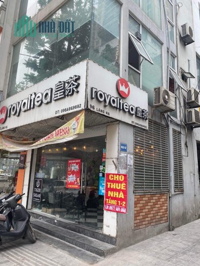 Cho thuê tầng 1+ tầng 2 nhà mặt đường 96 phố Láng Hạ