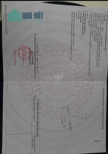Chính chủ cần bán đất 100% thổ cư Thị trấn Đức Hoà khu vực 4
