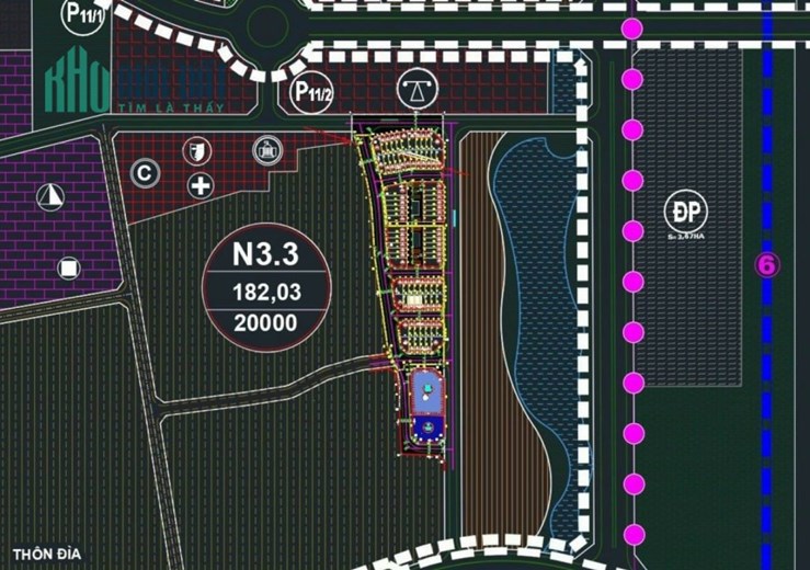 Lô Đất Đấu Giá Nam Hồng, Đường 17m, View Công Viên, Hồ Điều Hòa, Giá Đầu Tư.