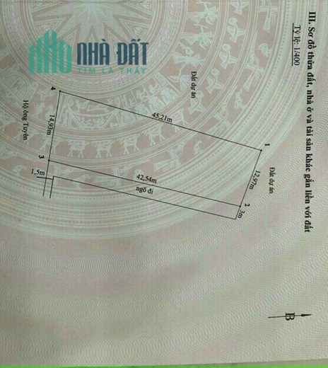 BĐ Bán lô đât 608 M  TDC Lũng Đông Hải An