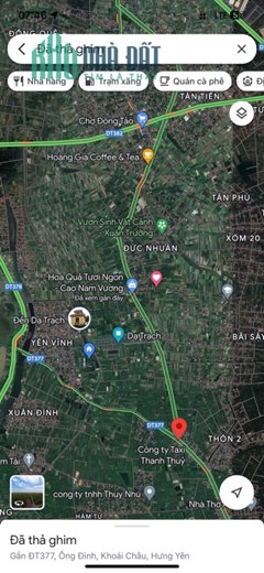 BÁN LÔ GÓC MẶT TIỀN XÃ ÔNG ĐÌNH, KHOÁI CHÂU, HƯNG YÊN - MUA LÀ THẮNG