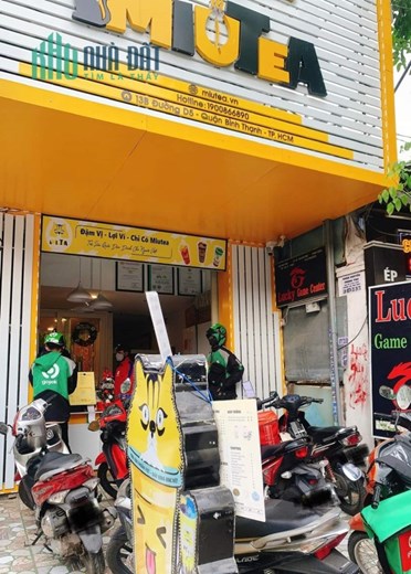 Q. Bình Thạnh, Mình cần sang lại quán trà sữa nhượng quyền thương hiệu Miutea đường D5 sát trường