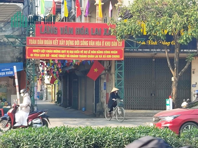 121m2 ĐẤT LAI XÁ KIM CHUNG ĐƯỜNG TRƯỚC NHÀ 2,5M MT RỘNG 11,4M