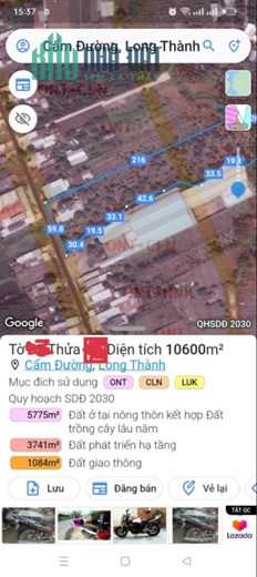 Sở Hữu Ngay LÔ ĐẤT CHÍNH CHỦ Vị Trí Đẹp Tại Xã Cẩm Đường, Huyện Long Thành, Tỉnh Đồng Nai