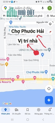Cần Bán  Nhà Đất  Bên Hông Chợ Phước Hải Thị Trấn Phước Hải, Đất Đỏ , BR-VT