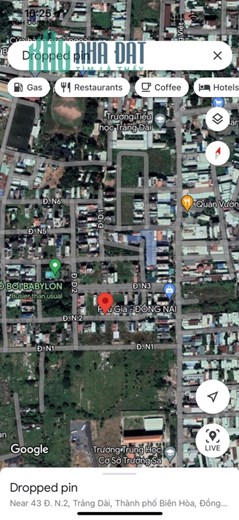 Bán lô đất mặt tiền KDC Phú Gia, P.Trảng Dài, Biên Hoà 3,65tỷ