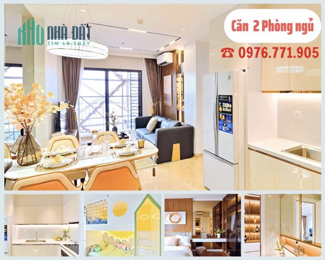 Căn hộ đa dạng diện tích từ 33 đến 60m2 giá chỉ từ 1tỷ, trả trước 100tr đến khi nhận nhà