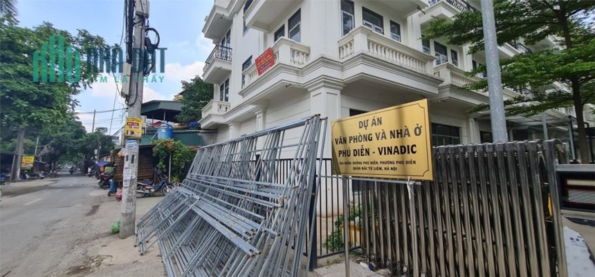 Bán gấp liền kề Vinadic đường Phú Diễn (số 291 Phú Diễn) quận Bắc Từ Liêm, Hà Nôi, 56m2 x 5 tầng,
