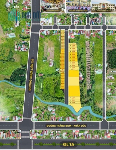 Bán đất nền thổ cư khu vực Sông Thao- Trảng Bom Đồng Nai, sổ sẵn công chứng ngay
