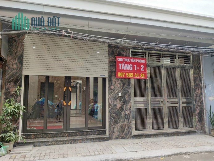 Văn phòng 110m2 (2 sàn T1+2) 9.9 triệu, mặt tiền 7m, Tô Vĩnh Diện, TX, HN (chính chủ)