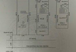 Cho thuê nhà 294 Hai Bà Trưng, Quận 1- 5x29 trệt 2 lầu giá 130 triệu chưa vat