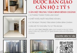 Trả Trước 790 Triệu Chiết Khấu 3% Sở Hữu Căn Hộ Đối Diện UBND Huyện Bình Chánh