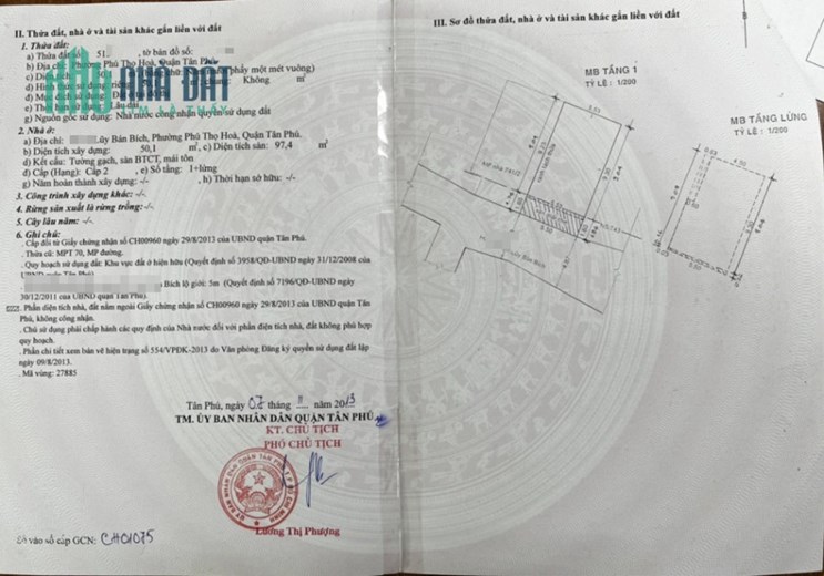 Bán căn nhà hẻm hẻm 5m đường Luỹ Bán Bích, Phú thọ hoà, Tân Phú. dtkv 5.5x10 trệt lầu giá 5.9 tỷ