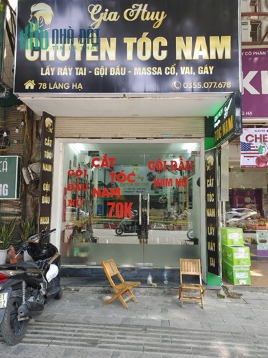 Chính chủ cho thuê mặt bằng tầng 1 mặt phố địa chỉ 78 Láng Hạ, Đống Đa, Hà Nội.