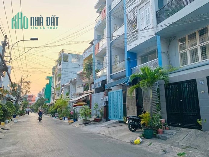 🍎 CƯ XÁ PHÚ LÂM A, QUẬN 6 - 60 M2 - NGANG 4,6M,  KHÔNG LỘ GIỚI - 4 TẦNG BTCT -  5.3 TỶ