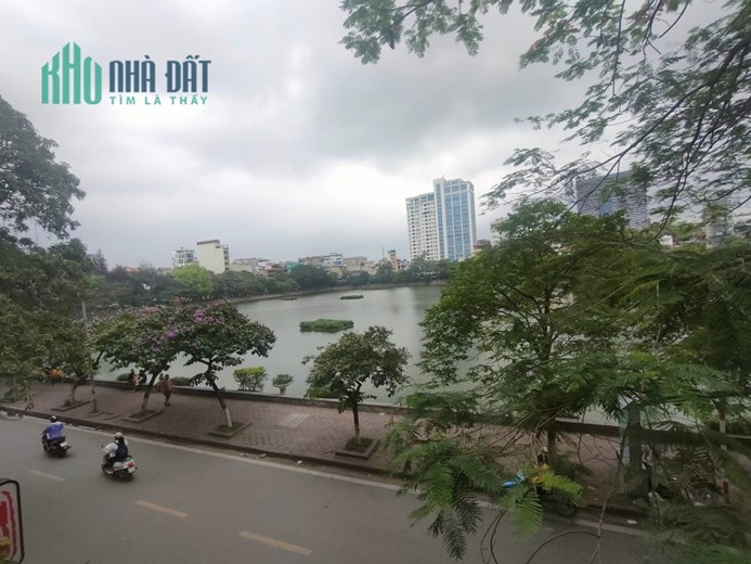 Bán nhà mặt phố Hồ Đắc Di, view hồ, kinh doanh đỉnh, vị trí kim cương, 2 thoáng, 70m2, Mt5m, 25 tỷ