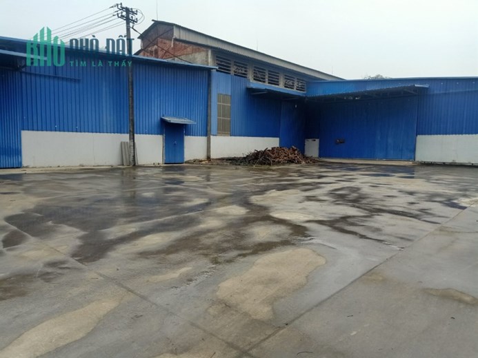 Mời hợp tác KD hoặc thuê nhà xưởng (1.800m2) và kèm mặt bằng sản xuất (2.200m2) ngay mặt đường QL6